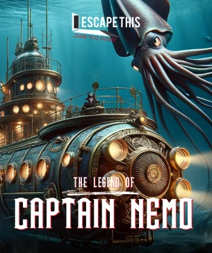 The Legend of Captain Nemo Escape Room Poster